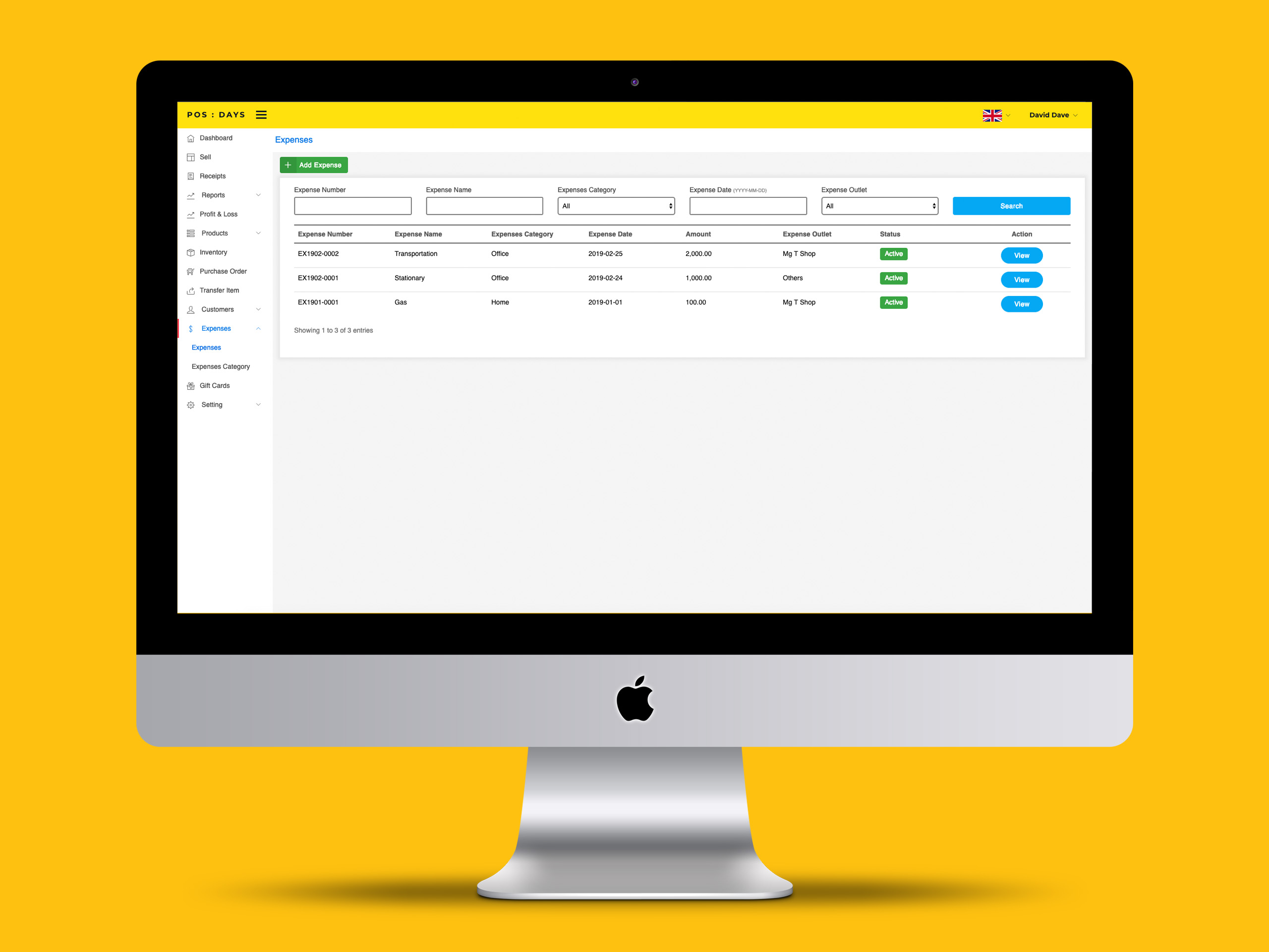 POS Days - Web Based POS System