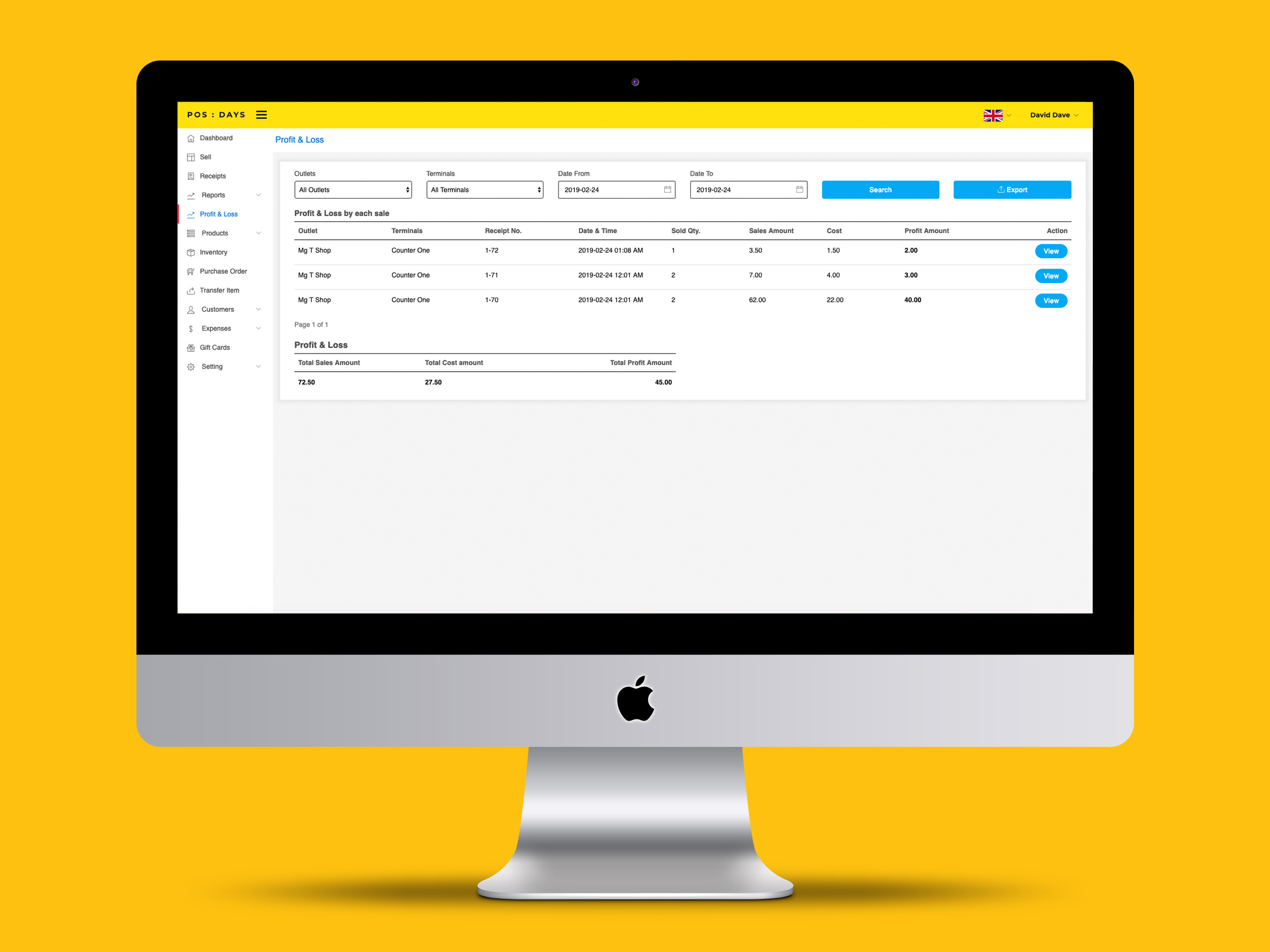 POS Days - Web Based POS System