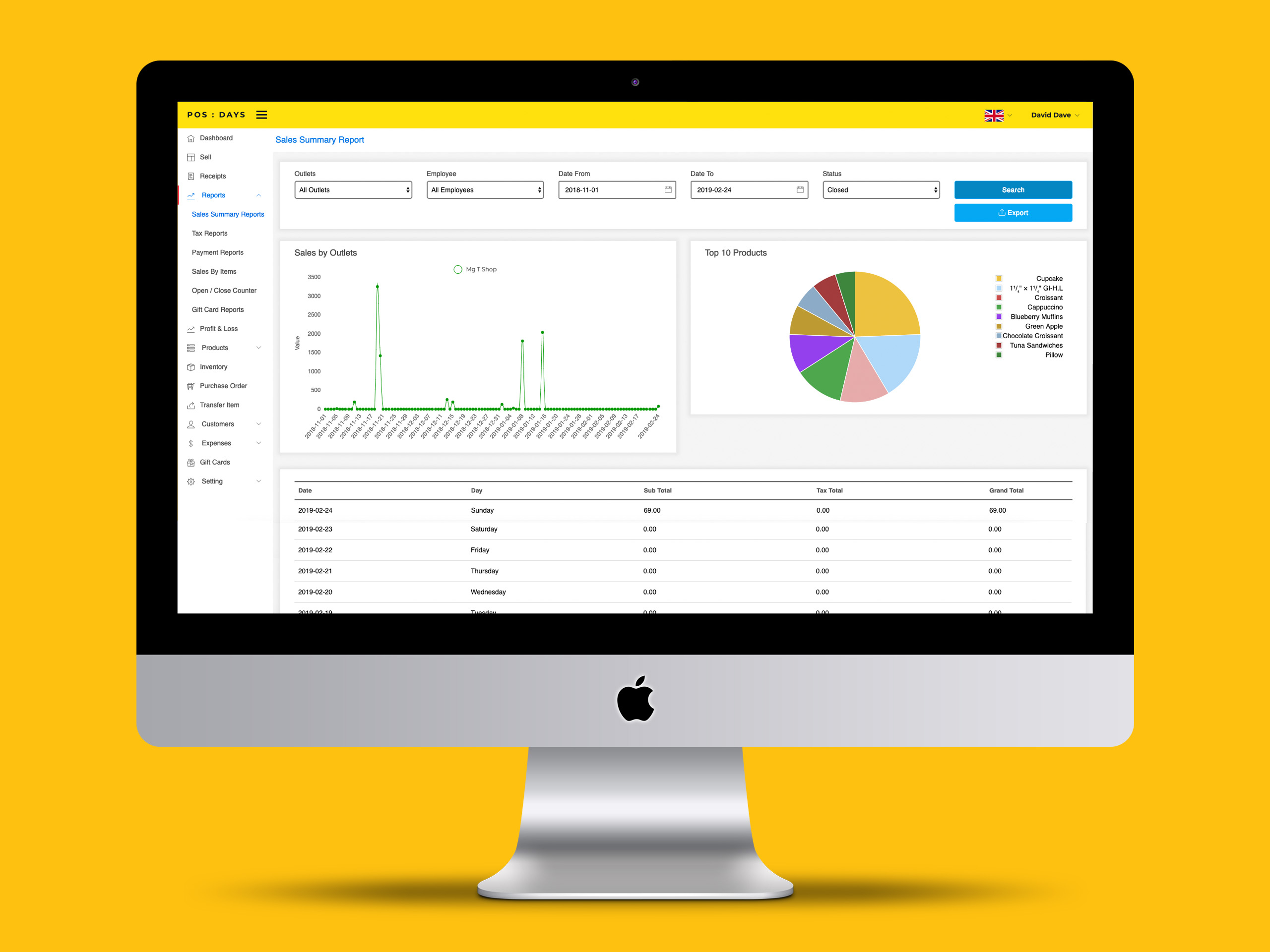 POS Days - Web Based POS System